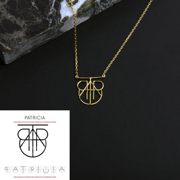 Customized Monogram Necklace, Turn Your Name into a One-of-a-Kind Statement Piece, Personalized Handmade Women Gold Name Necklace