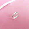 Actual Pet Paw Print Ring,Custom Pet Ring,Pet Name Ring,Pet Memorial Gifts,Cat Paw Dog Paw Ring,Pet Jewelry,Gifts for Her