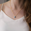 Handmade Custom Name Necklace with Birthstone, Personalized Jewelry For Her, Birthday Gifts for Women, Minimalist Jewelry, Christmas Gift
