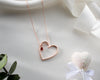 Silver Heart Birthstone Necklace, Family Birthstone Necklace Pendant, Heart Necklace with birthstones, Mother Necklace, Christmas Mom Gift