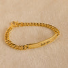 Men's Handwriting Bracelet • Cuban Link Chain Bracelet for Men • Memorial Jewelry • Boyfriend Christmas Gift