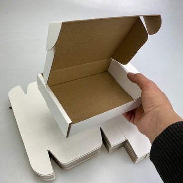 Coated Corrugated Cardboard Shipping Boxes, Mail Small Parcel Postal Boxes, Business, Storing or Gift