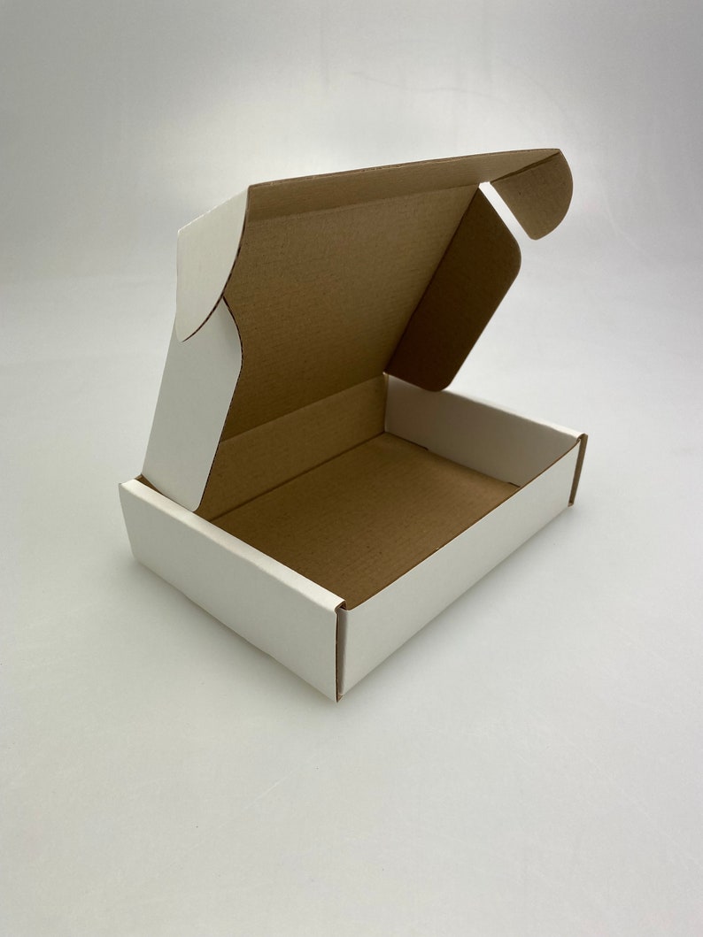 Coated Corrugated Cardboard Shipping Boxes, Mail Small Parcel Postal Boxes, Business, Storing or Gift