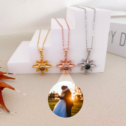 Personalized Photo Projection Necklace,Guiding Star Necklace,Pet Memorial Jewelry,Northern Star necklace,Mother's Day Gift,Best Friend Gift