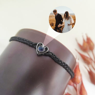 Heart photo bracelet,Picture Bracelet,Photo Memorial Gifts,Graduation Gifts,Birthday Gifts for Her,Valentines day gift,Best Friend Gift