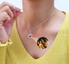 Custom Heart Projection Photo Necklace,Couple Photo Necklace,Wedding Gift,Best Friend Gift for her,Birthday Gift,Pet Memorial Picture Gift