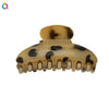 Imitation Acetic Acid Handmade Leopard Print Geometric Hair Clip For Women