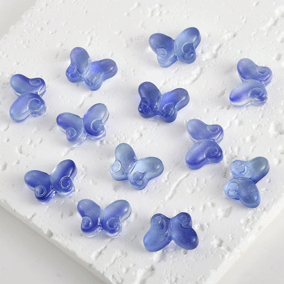 Imitation Glazed Spacer Beads For Diy Handmade Jewelry And Hairpin Fat Butterfly Style