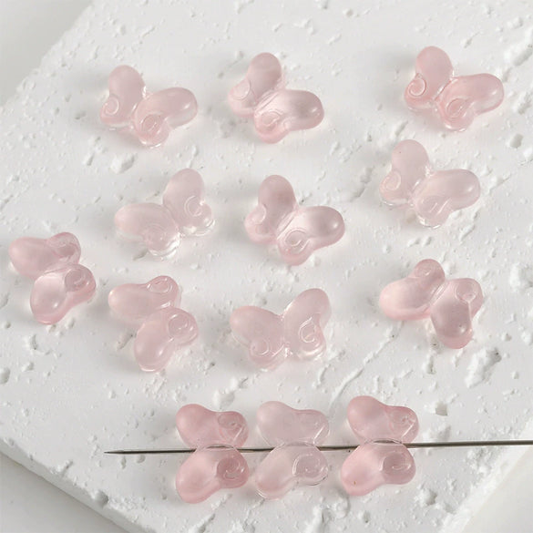 Imitation Glazed Spacer Beads For Diy Handmade Jewelry And Hairpin Fat Butterfly Style