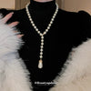 Imitation Pearl Dropshaped Handmade Necklace For Women Luxury Jewelry