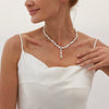Imitation Pearl Geometric Handmade Clavicle Chain Necklace For Women