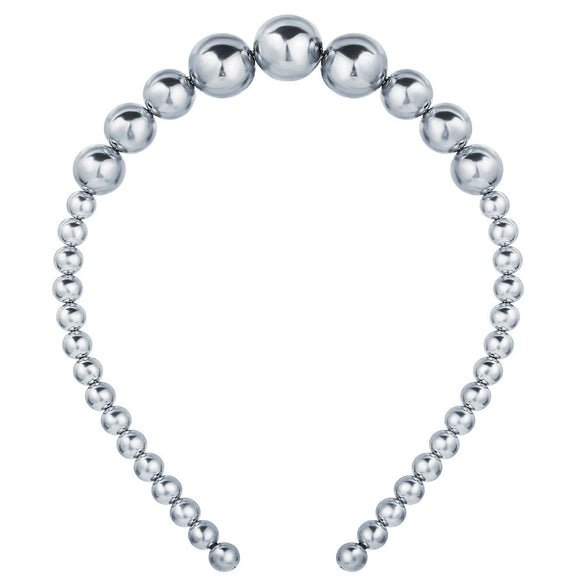 Imitation Pearl Headband For Women Set With Pearls Retro Creative Hair Accessories