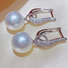 Imitation Pearl Zircon Geometric U Shape Inlaid Women's Earrings