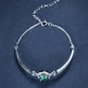 Inlay Round Brilliant Cut GRA Certificate Bracelets