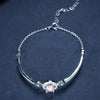 Inlay Round Brilliant Cut GRA Certificate Bracelets