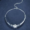 Inlay Round Brilliant Cut GRA Certificate Bracelets