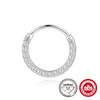 Ins Simple Petal Mosan Broken Diamond Earrings S925 Sterling Silver Thread Puncture Geometric Zirconia Design Unisex