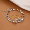 Ins Style Box Alloy Rhinestones Opal Women'S Bracelets 1 Piece