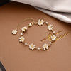 Ins Style Box Alloy Rhinestones Opal Women'S Bracelets 1 Piece
