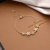 Ins Style Box Alloy Rhinestones Opal Women'S Bracelets 1 Piece