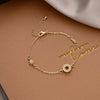 Ins Style Box Alloy Rhinestones Opal Women'S Bracelets 1 Piece