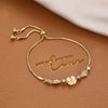 Ins Style Box Alloy Rhinestones Opal Women'S Bracelets 1 Piece