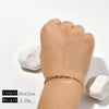 Ins Style Geometric Golden Stainless Steel Adjustable Multiple Chain Type Bracelet Clavicle Chain Neck Chain With Electroplating