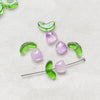 Ins Style Glass Glazed Tulip Beaded Bracelet Necklace Mobile Phone Chain Accessories