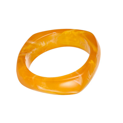 Ins Style Round Resin Wholesale Bangle