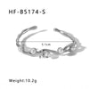 Ins Style Stainless Steel Platinumplated Heartshaped Inlaid Zircon Square Diamond Electroplated Bracelet