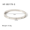 Ins Style Stainless Steel Platinumplated Heartshaped Inlaid Zircon Square Diamond Electroplated Bracelet