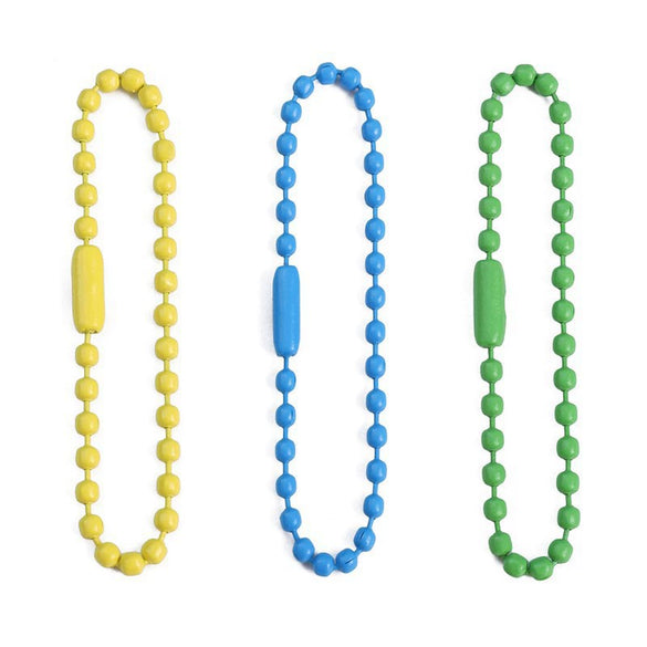 Iron Bead Chain Candy Color Ball Diy Jewelry Accessories Painting Key Chain Pendant Material