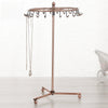 Iron Jewelry Rack Rotating Necklace Display Rack Stall Jewelry Display Rack Detachable Earrings Rack Jewelry Storage Rack