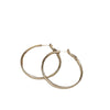 Iron Round Statement Earrings With Electroplated Finish Exaggerated Minimalist Cool Style Fashion Jewelry Wholesale