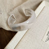 Irregular Geometric Round Opening Handmade Acrylic Bracelet Simple All Match High End Fashion