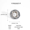 Irregular Goose Egg Pearl Stainless Steel Jewelry Set With Pvd Furnace Vacuum Real Gold Plating For Women