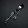 Personalized Men'S Stainless Steel Bracelet Black Glossy Popular Ornament
