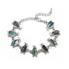 Jewelry Abalone Shell Animal Turtle Owl Dual Use Bracelet Anklet