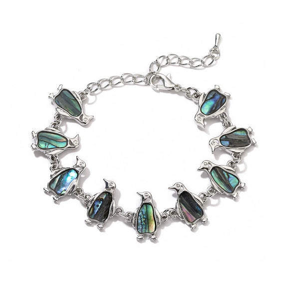 Jewelry Abalone Shell Animal Turtle Owl Dual Use Bracelet Anklet