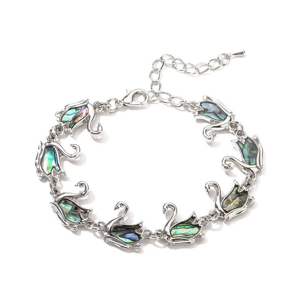 Jewelry Abalone Shell Animal Turtle Owl Dual Use Bracelet Anklet