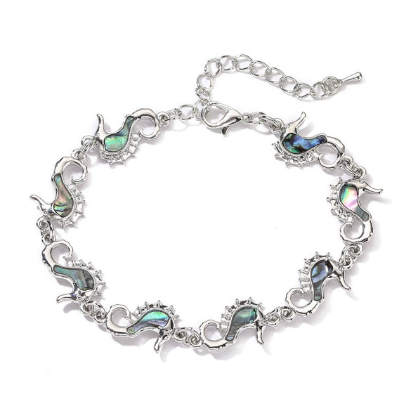 Jewelry Abalone Shell Animal Turtle Owl Dual Use Bracelet Anklet