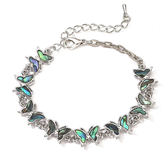 Jewelry Abalone Shell Animal Turtle Owl Dual Use Bracelet Anklet