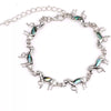 Jewelry Abalone Shell Animal Turtle Owl Dual Use Bracelet Anklet