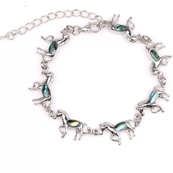 Jewelry Abalone Shell Animal Turtle Owl Dual Use Bracelet Anklet