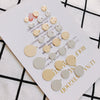 Jewelry Accessories Alloy Copper Electroplating Single Hanging Disc Pendant For Hair And Earrings