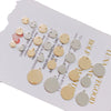 Jewelry Accessories Alloy Copper Electroplating Single Hanging Disc Pendant For Hair And Earrings