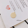 Jewelry Accessories Alloy Copper Electroplating Single Hanging Disc Pendant For Hair And Earrings
