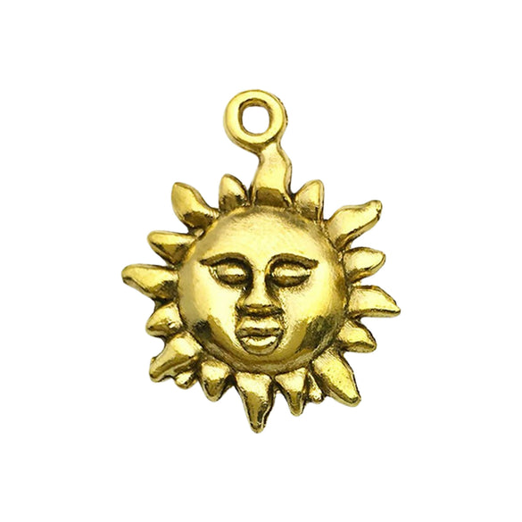 Jewelry Accessories Alloy Mixed Sun Moon Star Natural Style Electroplating Diy Bracelet Necklace Earrings Pendant
