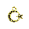 Jewelry Accessories Alloy Mixed Sun Moon Star Natural Style Electroplating Diy Bracelet Necklace Earrings Pendant