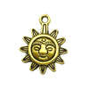 Jewelry Accessories Alloy Mixed Sun Moon Star Natural Style Electroplating Diy Bracelet Necklace Earrings Pendant